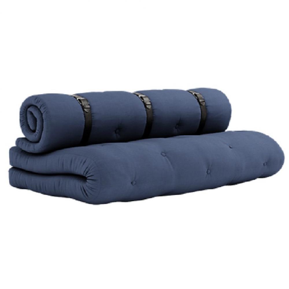 Canapé convertible Bleu Tissu Design Confort Promotion